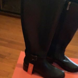 Black knee boots 9/m w wide calf